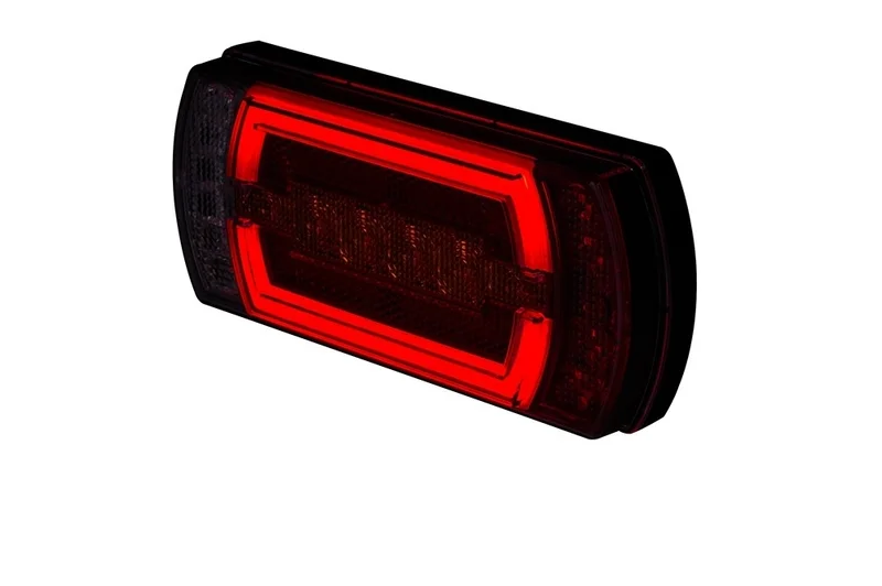 LED Neon rear light incl. reverse 12v 1m. Cable H+V Mounting - 8