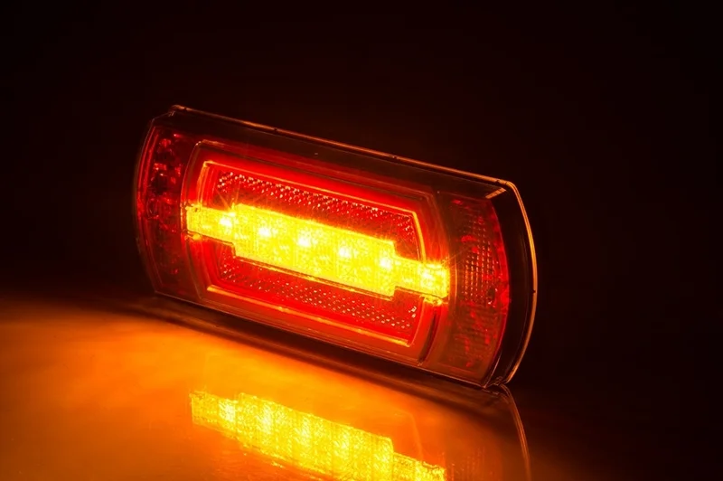 LED Neon rear light incl. fog 12v 1m. Cable H+V Mounting - 4