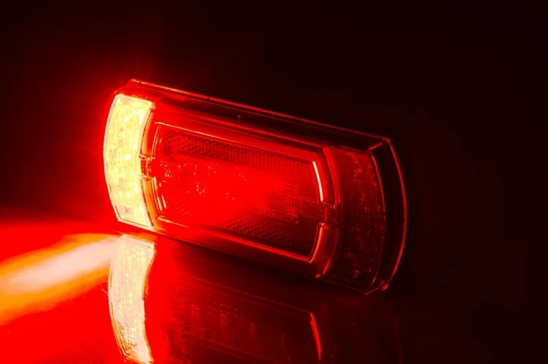 LED Neon rear light incl. fog 12v 1m. Cable H+V Mounting - 3