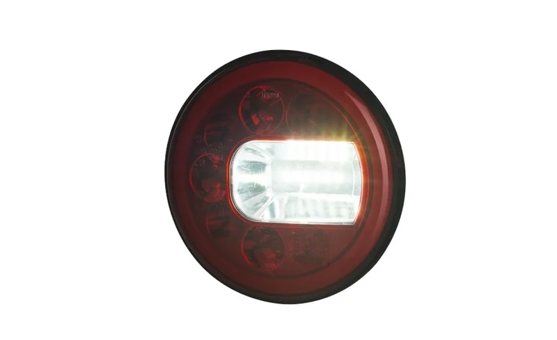 LED fog/reversing light right 120mm surface-mounted 12/24v 1.5m. - 4