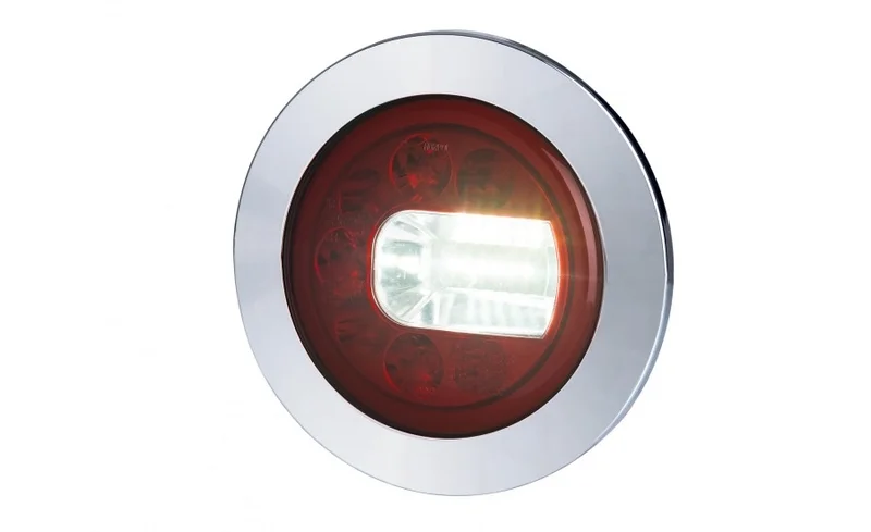 LED fog/reversing light right 120mm flush-mounted 12/24v 1.5m. - 3