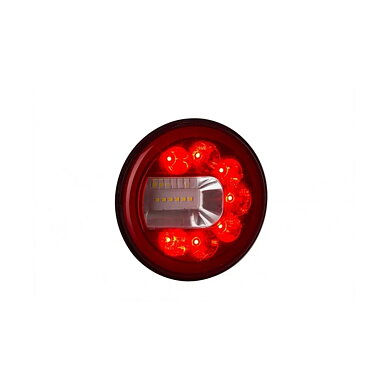 LED fog/reversing light left 120mm surface-mounted 12/24v 1.5m. K