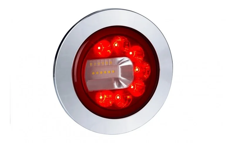 LED fog/reversing light left 120mm flush-mounted 12/24v 1.5m. K - 2