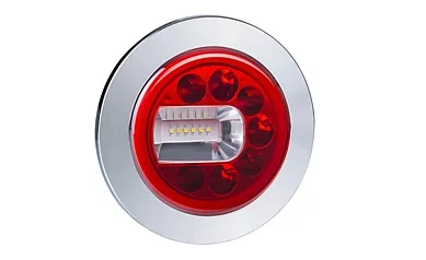 LED dim-/baklys venstre 120mm innfelt 12/24V 1,5m K