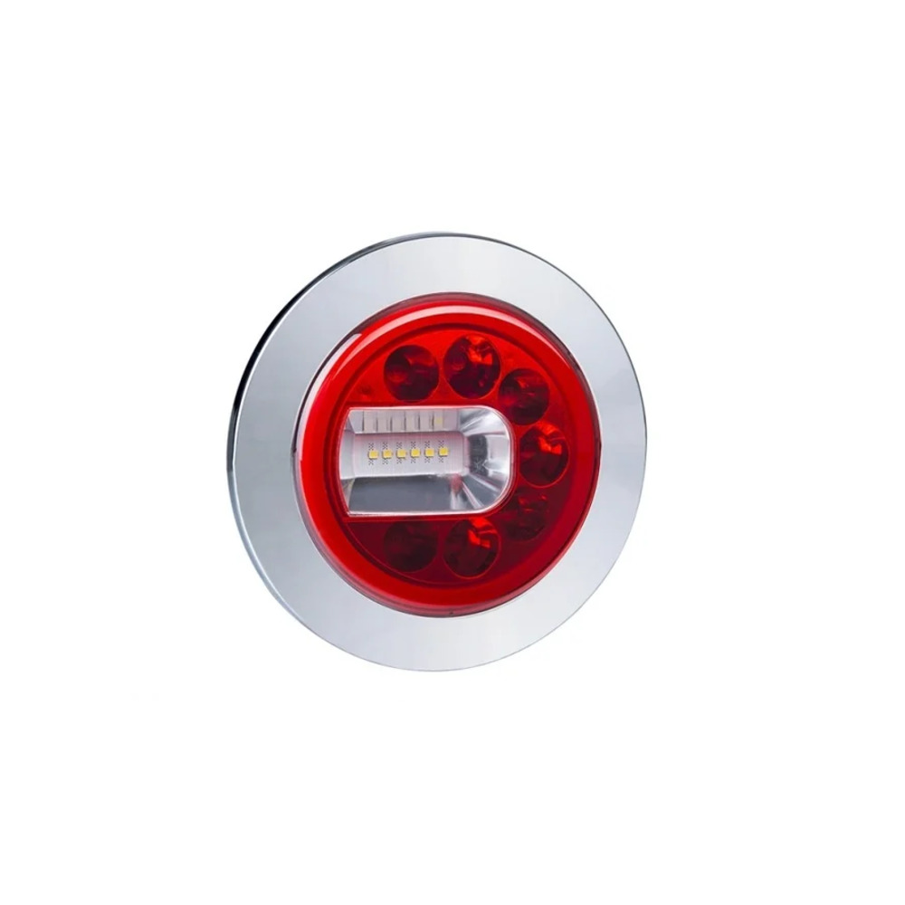 LED fog/reversing light left 120mm flush-mounted 12/24v 1.5m. K