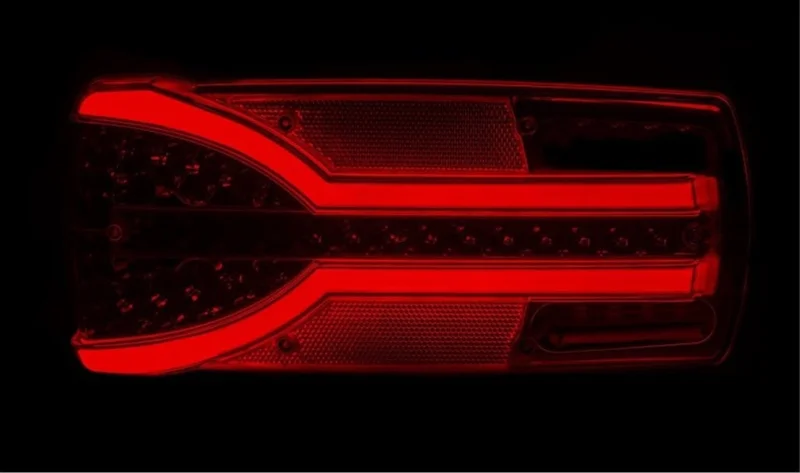 Right LED Rear light dynamic warning light 12-24v 1.5m cable - 2