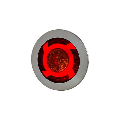 Recessed LED combination light 120mm. 12-24v 1.5m. cable