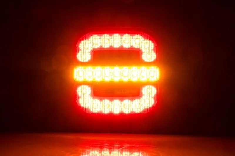 LED Baklys kompakt 12-24V 1m kabel - 7
