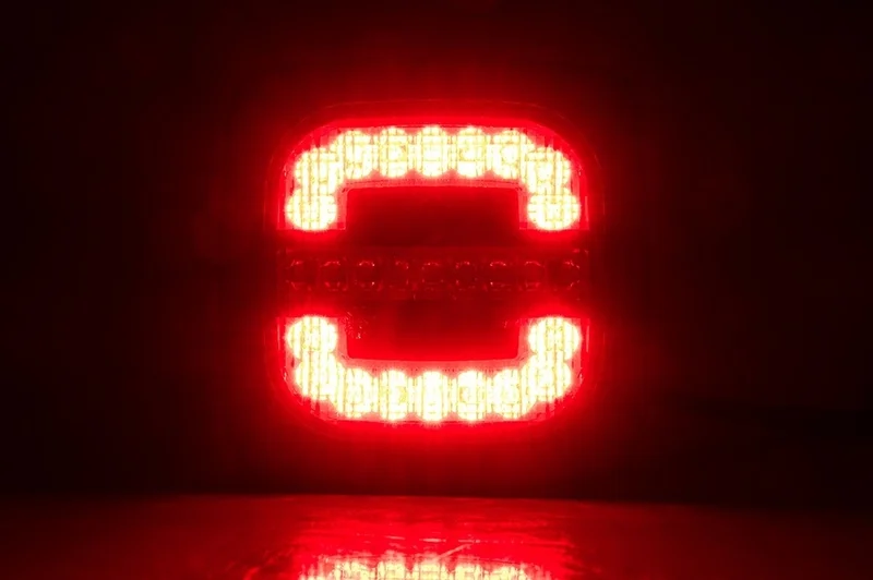 LED Baklys kompakt 12-24V 1m kabel - 8