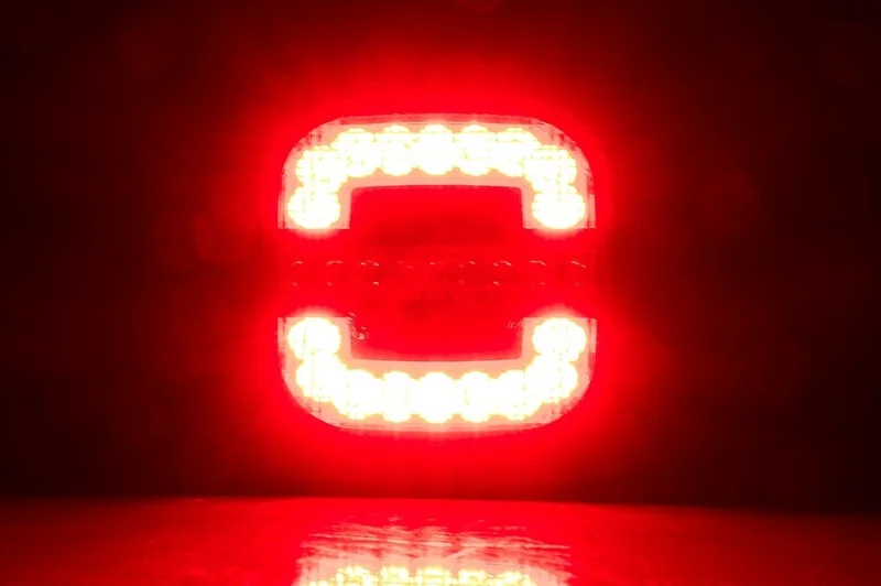 LED Baklys kompakt 12-24V 1m kabel - 9
