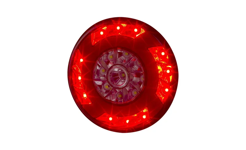 LED fog light with reverse light 120mm. surface mounted 12-24v 1.5m. cable - 8
