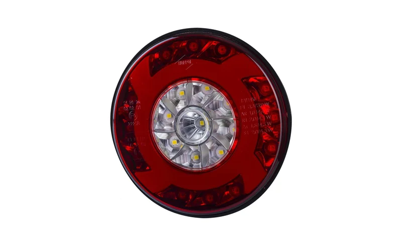 LED fog light with reverse light 120mm. surface mounted 12-24v 1.5m. cable - 2