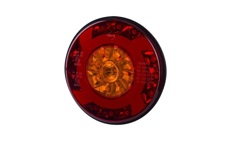 LED kombinasjonslys 120mm, overflatemontert 12-24V 1,5m kabel - 6