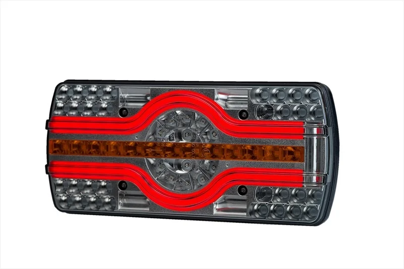 LED neon rear light with license plate light 12-24v 2.0m cable - 6