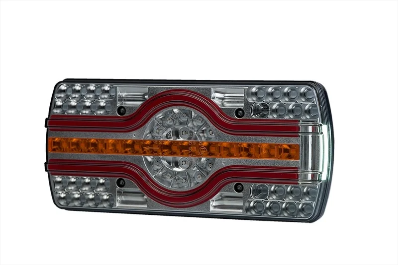 LED neon rear light with license plate light 12-24v 2.0m cable - 4