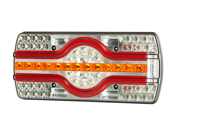 LED neon rear light with license plate light 12-24v 2.0m cable - 7