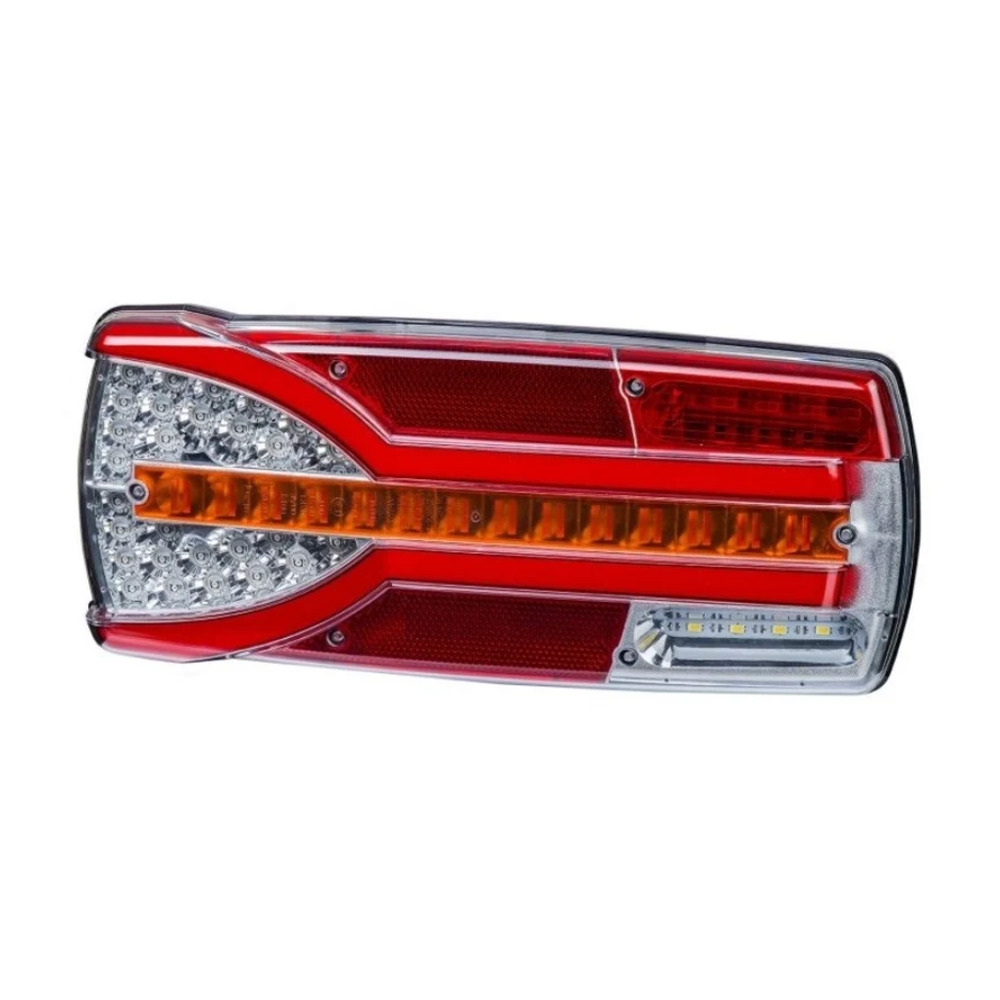 Left LED Rear light dynamic warning light 12-24v 7-PIN AMP connector