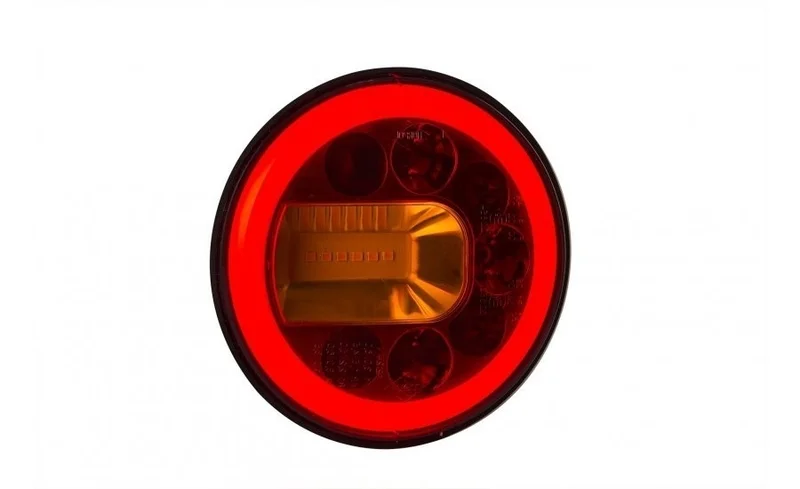 Venstre LED kombinasjonslys 120 mm, overflatemontert, 12-24V, 1,5m kabel. - 3