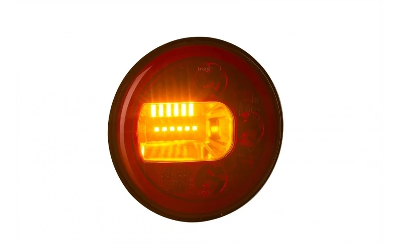 Venstre LED kombinasjonslys 120 mm, overflatemontert, 12-24V, 1,5m kabel. - 4