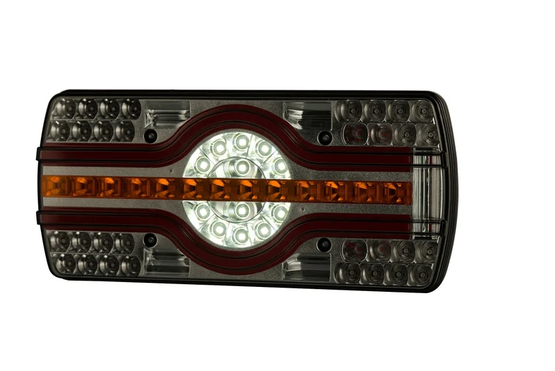 Venstre LED Neon Baklys med skiltbelysning 12-24V 2,0m kabel - 8