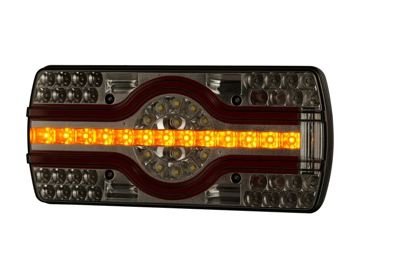 Venstre LED Neon Baklys med skiltbelysning 12-24V 2,0m kabel - 5