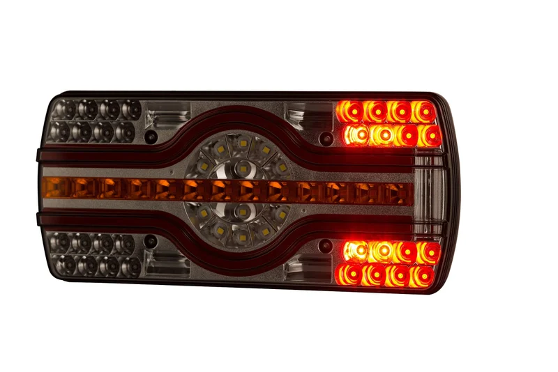 Venstre LED Neon Baklys med skiltbelysning 12-24V 2,0m kabel - 6