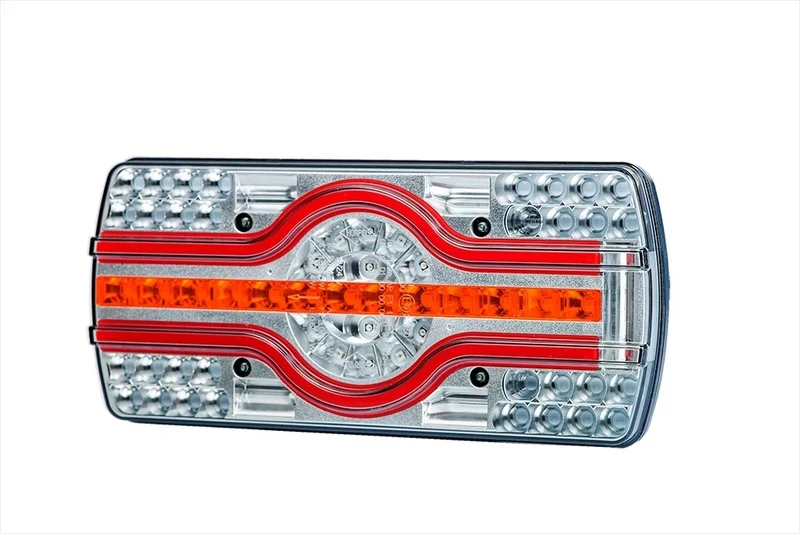 Venstre LED Neon Baklys med skiltbelysning 12-24V 2,0m kabel - 4