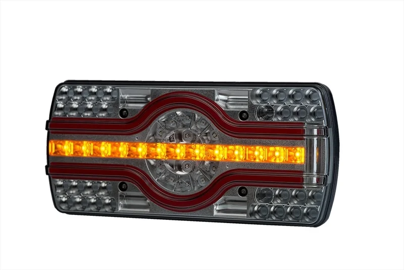 Venstre LED Neon Baklys med skiltbelysning 12-24V 2,0m kabel