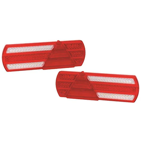 Slimline Trailer lamp 12-24v (EU390LR2) Twin Pack