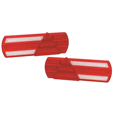 Slimline släpvagnslampa 12-24v (EU390LR2), Dubbelpack