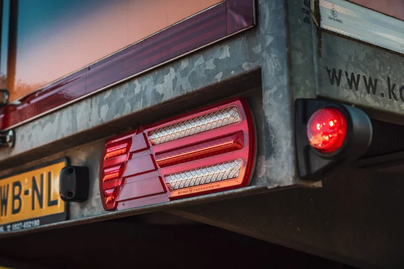 LED slimline rear light without license plate light 12-24v 40cm. cable - 3