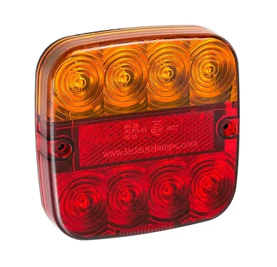 LED kompakt Bakljus utan skyltbelysning 12-24V 50cm kabel