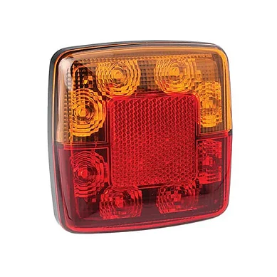 LED kompakt Bakljus utan skyltbelysning 12V 30cm kabel