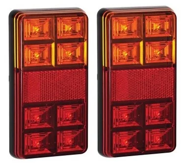 brake light, rear light/directional light/reflector 12v twin pack - 3