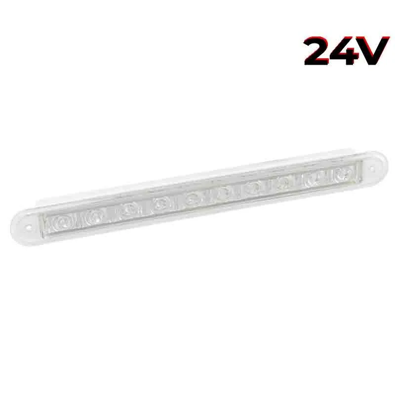 LED Baklys Slimline, transparent linse 24V 40cm kabel