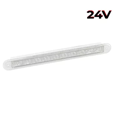 LED Backljus Slimline, transparent lins 24V 40cm kabel