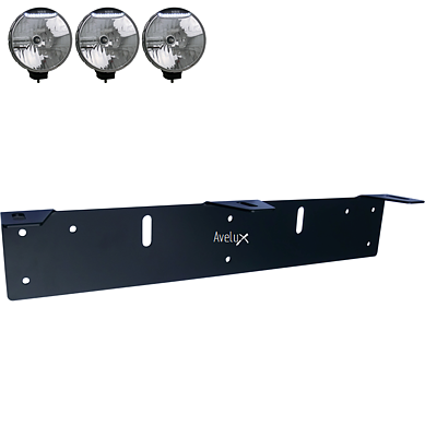 Brakett til 3 ekstralys (210-225mm)