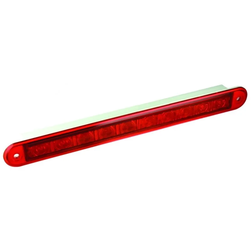 LED kombinasjonslys Slimline, rød linse 24V 40cm kabel - 2
