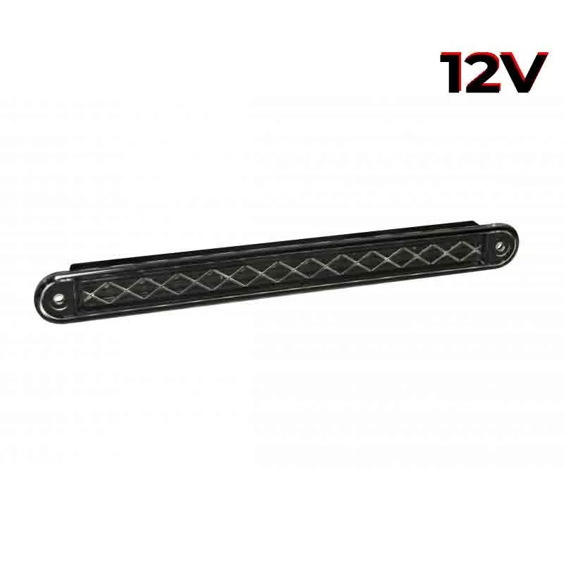 LED combination light slimline black lens 12v 40cm. cable