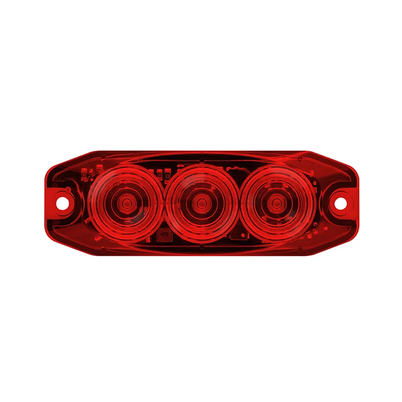 LED kompakt Bakljus, bromsljus 12-24V (röd lins)