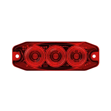 LED kompakt Bakljus, bromsljus 12-24V (röd lins)