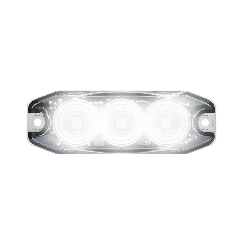 LED kompakt baklys, bromslys med klar linse 12-24V - 2