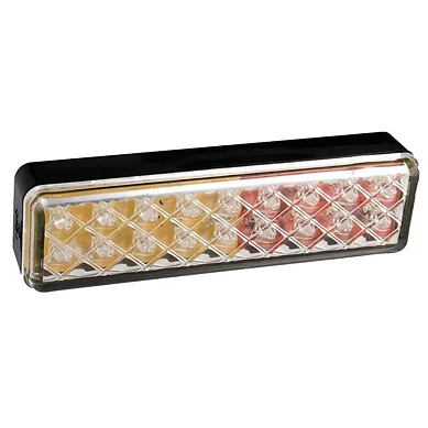 LED Bakljus Slimline 12-24V 0,18m kabel