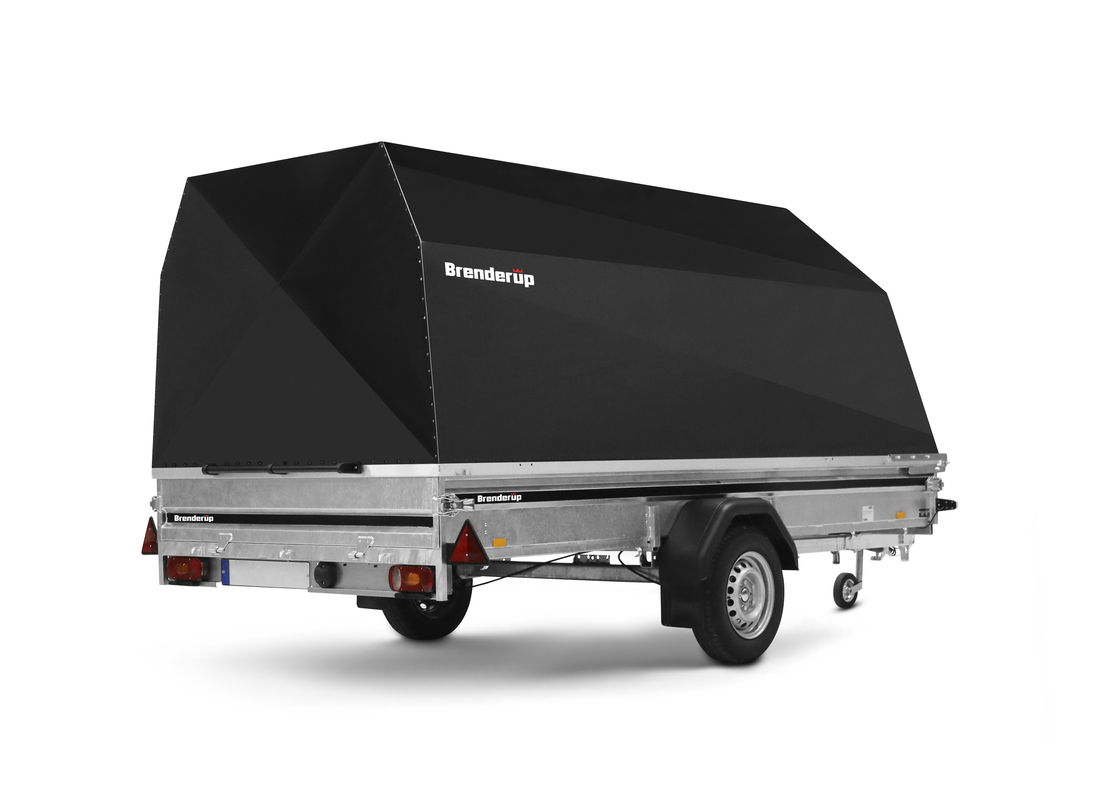 Brenderup Snöskotersläp Serie Standard Outline 370L Aluhuv 1000 kg - 3