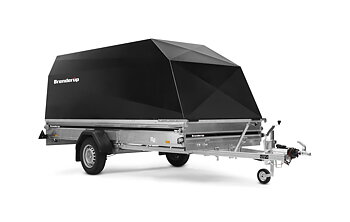 Brenderup Snöskotersläp Serie Standard Outline 370L Aluhuv 1000 kg