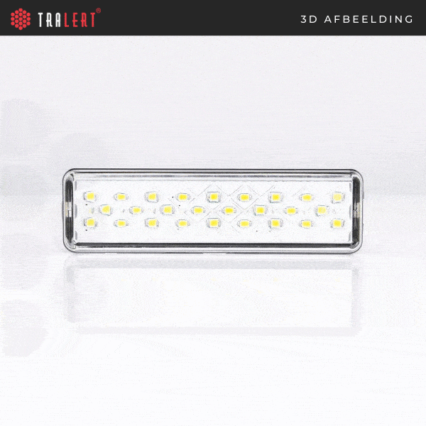 LED Backljus Slimline infällt 12-24V 0,18m kabel - 2