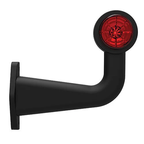 LED Sidomarkeringsljus med vinklad arm Höger 12-36V 0.75mm². kontakt - 3