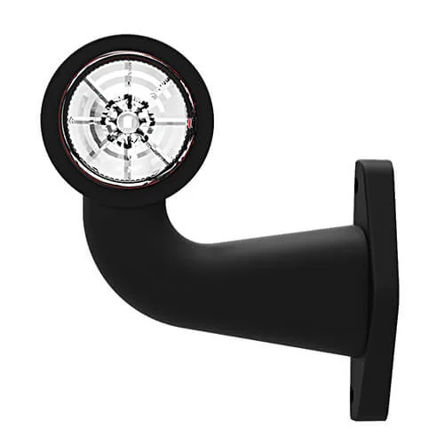LED Sidomarkeringsljus med vinklad arm Höger 12-36V 0.75mm². kontakt - 3
