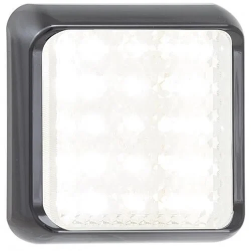 LED reversing light with black surround 12-24v 40cm. cable - 2