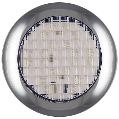 LED reversing light with chrome trim 12-24v 0.15m. cable